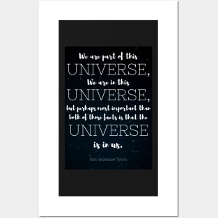 The Universe is in Us Posters and Art